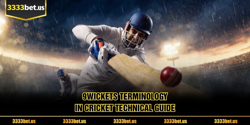 9wickets Terminology In Cricket Technical Guide