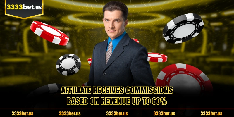 Affiliate Receives Commissions Based On Revenue Up To 60%