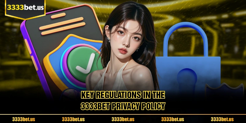Key regulations in the 3333BET Privacy Policy
