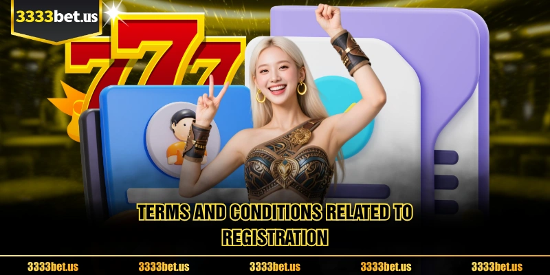 Terms and Conditions Related To Registration